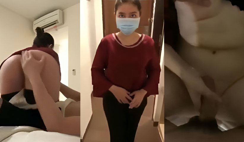 Orang Barat memeriksa gadis pijat Vietnam...